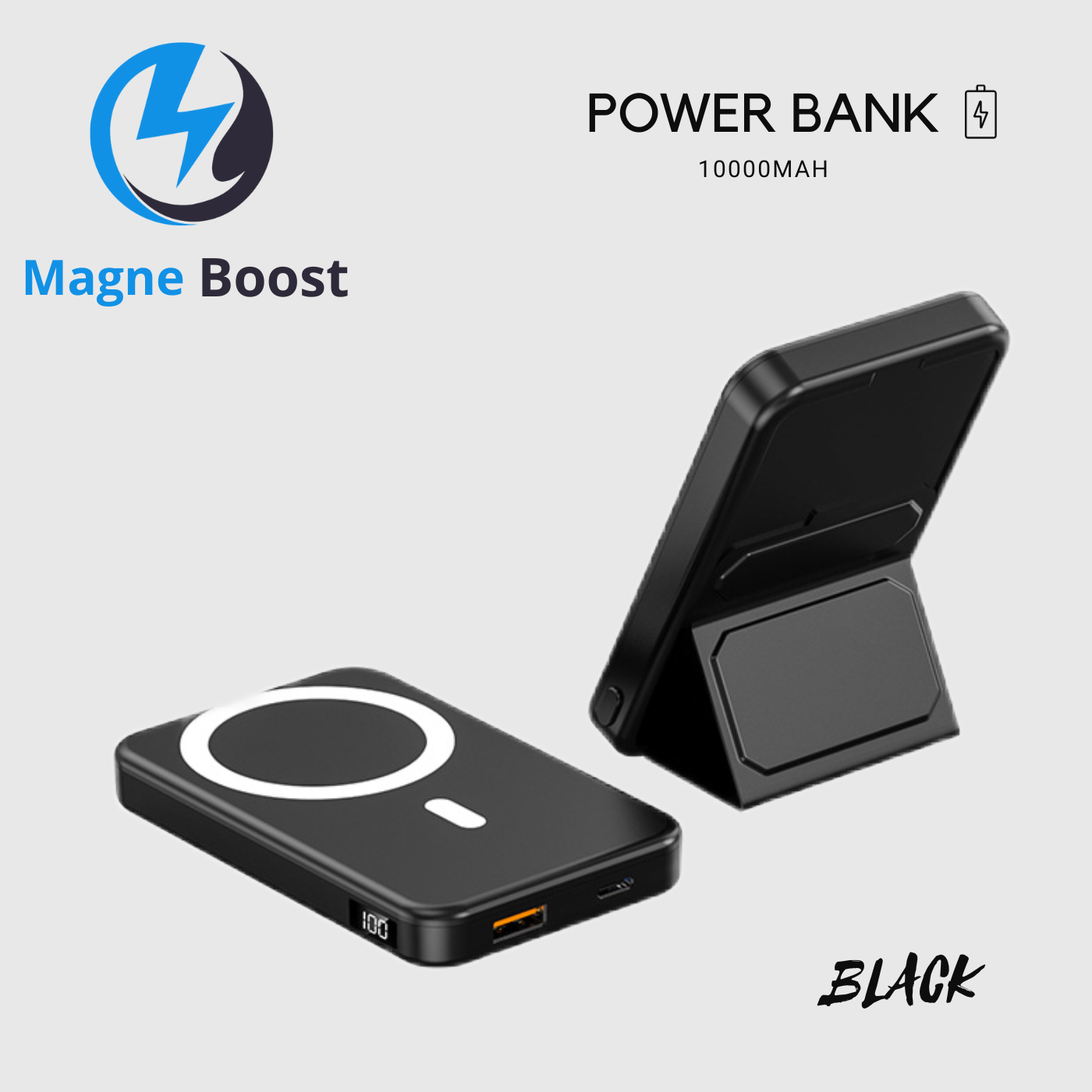 MagnetBoost Qi PowerBank Pro – Brillgifts